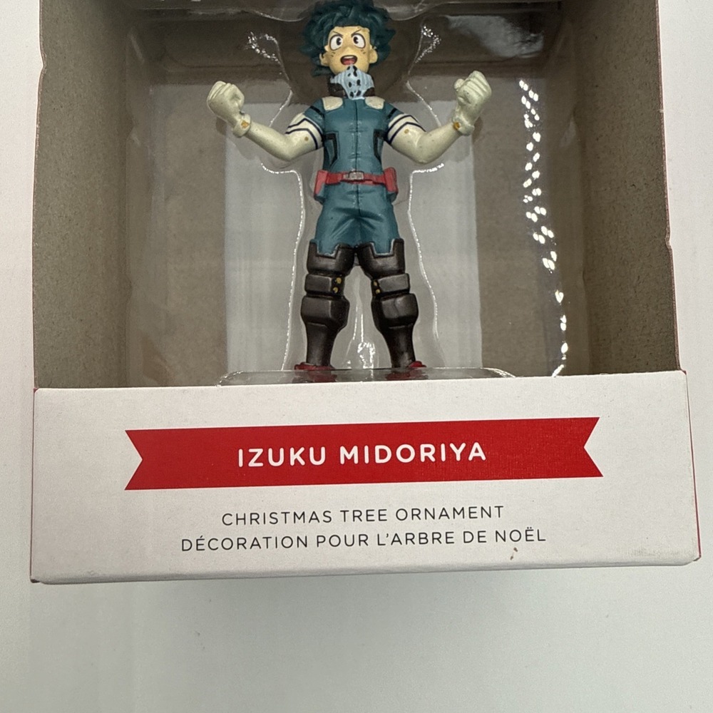 Hallmark My Hero Academia Izuku Midoriya Christmas Tree Ornament New With Box - Picture 4 of 8